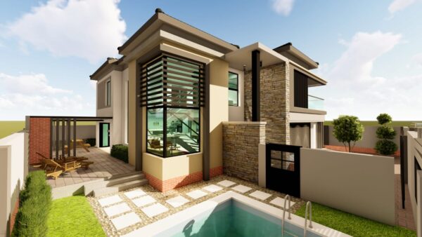 4 Bedroom House Plan ID :002