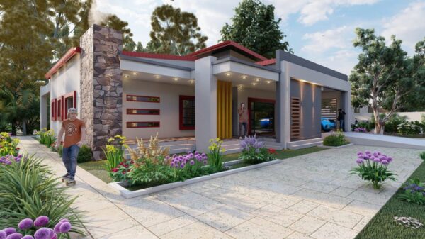 single-storey-house-plan-for-sale-south-africa-dikatlego-engineering