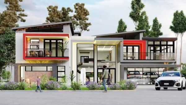 Double Storey House PLAN For Sale