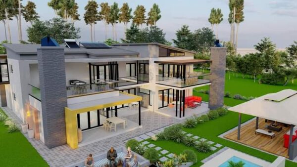 Double Storey House PLAN ID :020