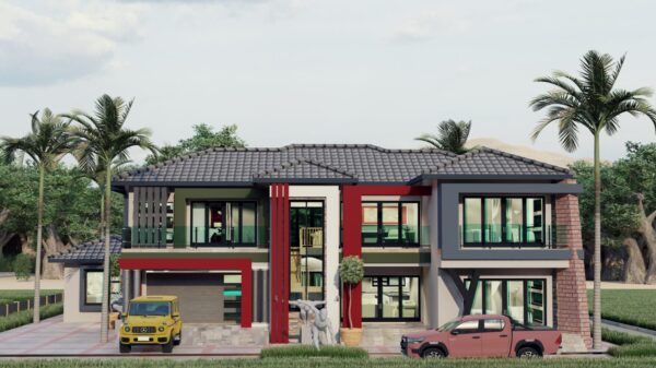 Double Storey House Plan ID: 021-house-plan-for-sale-limpopo